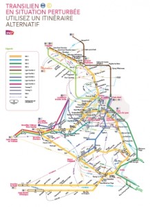 Carte Itineraire Alternatif - RER C